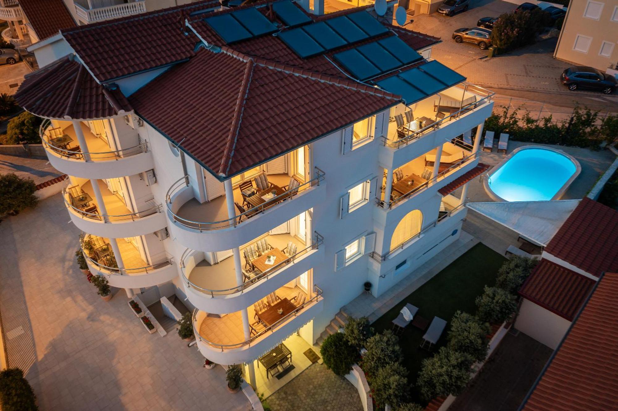 Sea View Apartments Tihi II Vodice Eksteriør bilde