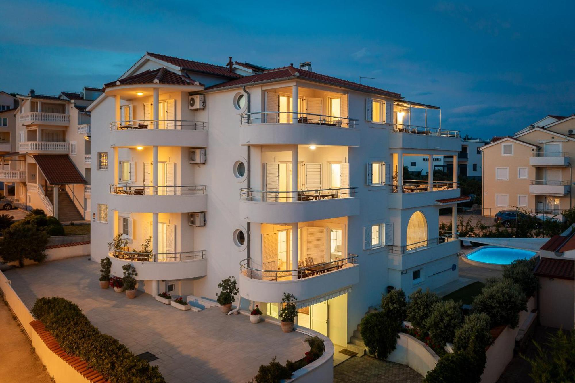Sea View Apartments Tihi II Vodice Eksteriør bilde