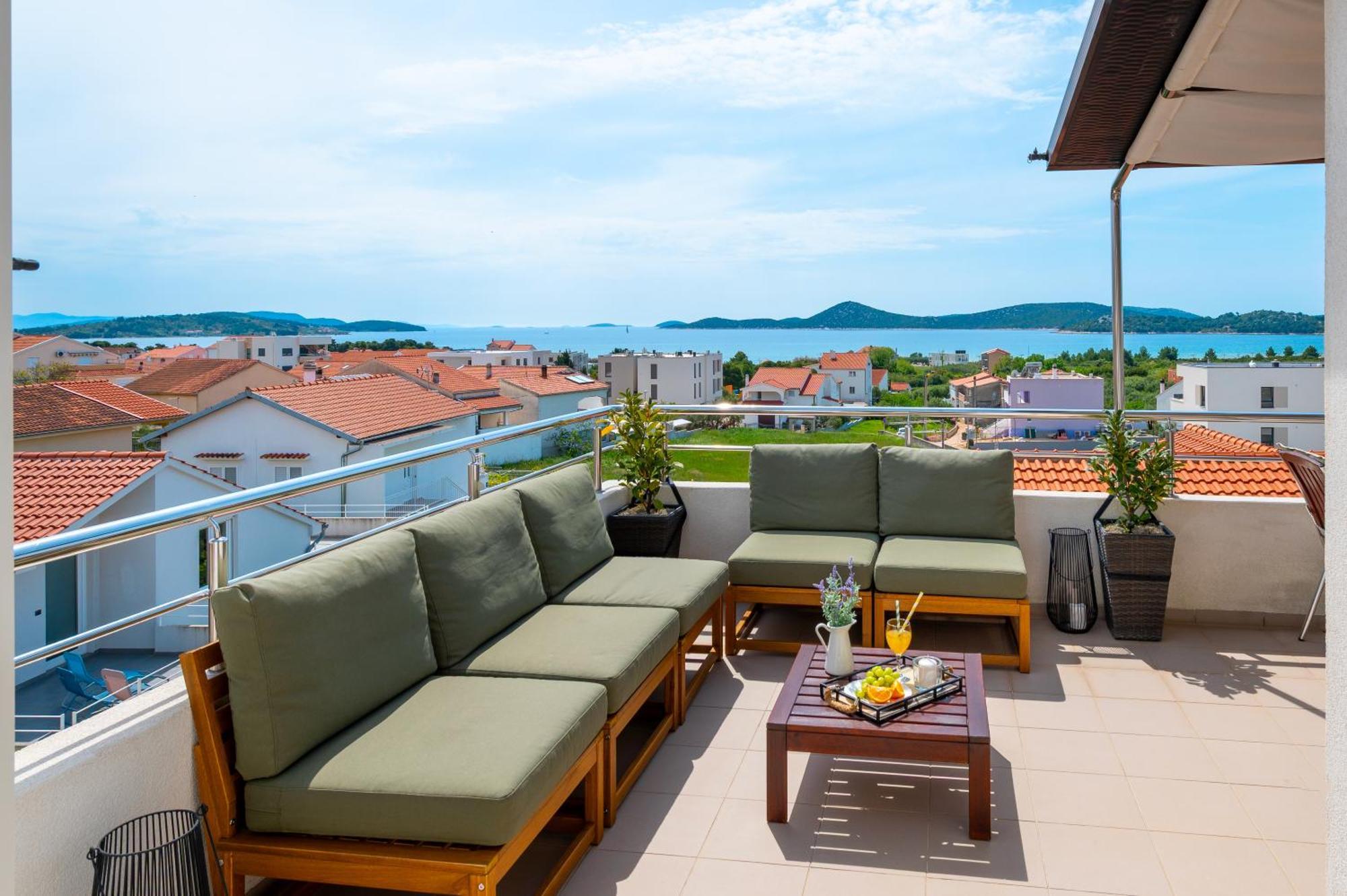 Sea View Apartments Tihi II Vodice Eksteriør bilde